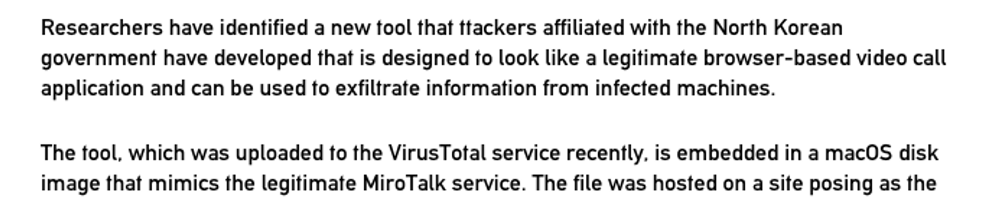 Figure 18. The article (*4) indicates the link of the IP address to the NK hackers.